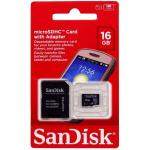 Cartao De Mem. Micro Sd 16gb Sandisk C/ Adap
