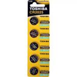 Bateria Cr2025 Lithium Cartela C/ 5 Unidades Toshiba