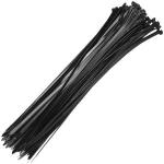 Abracadeira Nylon Catraca 2,5x100 10 Cm Preto Pct 100und