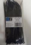 Abracadeira Nylon Catraca 2,5x200 20 Cm Preto Pct 100und Mz