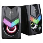 Caixa De Som Gamer Usb Rgb Sg-118 2x3w Marvo