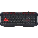 Teclado Usb Gamer Multimidia Preto/vermelho Spider Gk706 Fortrek