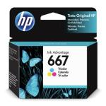 Cartucho De Tinta Hp 667 Tricolor 3ym78ab