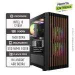 Computador Gamer I3 13100f / 16gb Ddr4 / Ssd Nvme 512gb / Gtx 1650 4gb