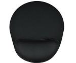 Mouse Pad C/ Apoio Confort Preto Reliza