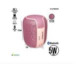 Caixa De Som Bluetooth 5 W Portátil Rosa Ka-8509 Kapbom