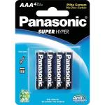 Pilha Comum Aaa R03 C/ 4 Unidades Panasonic