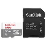 Cartao De Mem. Micro Sd 16gb Cl 10 80 Mb/s Sandisk C/ Adap