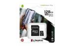 Cartao De Mem. Micro Sd 128gb Cl10 Canvas Select Plus C/ Adap Kingston