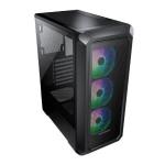 Gabinete Gamer Archon 2 Mesh Rgb Lateral De Vidro 3 Fans Preto Cougar