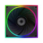 Cooler 120mm S-led Controlavel Rgb Ring Bfr-22rgb Bluecase