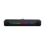 Caixa De Som 6w Gamer Soundbar Sb-50bk Preto Led C3tech