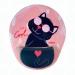 Mouse Pad Ergonomico Comfort Fun  Gato
