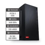 Computador Gamer Ryzen 5 5500 / 16gb Ddr4 / Ssd 480gb / Rx 580 8gb
