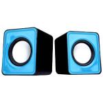 Caixa De Som 6w Flow  Estereo Alto Falante Usb Azul Letron
