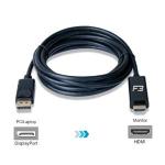 Cabo Adaptador Displayport X Hdmi 1.8m Jc-cb-dmi18 F3