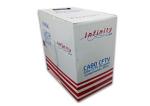 Cabo De Rede / Cftv Cat5e Infinity Azul 4 Pares Caixa 305 Metros