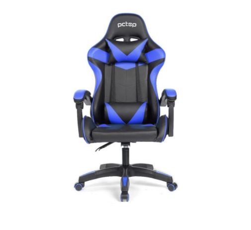 Cadeira Gamer Strike Azul Se1005 Pctop