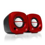 Caixa De Som Usb 3w Speaker Vermelho Sp-303rd C3tech