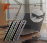 Carregador Portatil Powerbank 12.000mah C/ Display Bco/cza Prim.cell