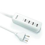 Carregador Usb 4 Portas Usb 20w 5v/2a/1a 46rct4usb000 Elgin