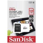 Cartao De Mem. Micro Sd 128gb Classe 10 80 Mbps Sandisk C/ Adap