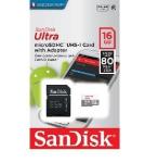 Cartao De Mem. Micro Sd 16gb Classe 10 Sandisk C/ Adap *bcen