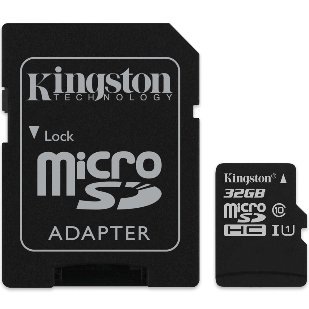 Cartao De Mem. Micro Sd 32gb Cl 10 80 Mb/s Kingston C/ Adap