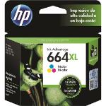 Cartucho De Tinta Hp 664xl Tricolor (f6v30ab)