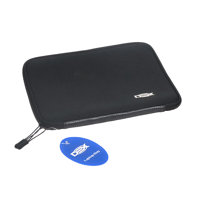 Capa Notebook 10p Com Ziper Preto Dex