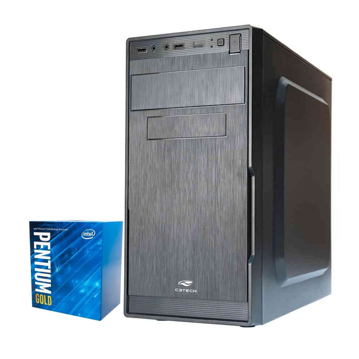 Computador Kit Intel Pentium G6400 4gb Ddr4 Ssd 480gb