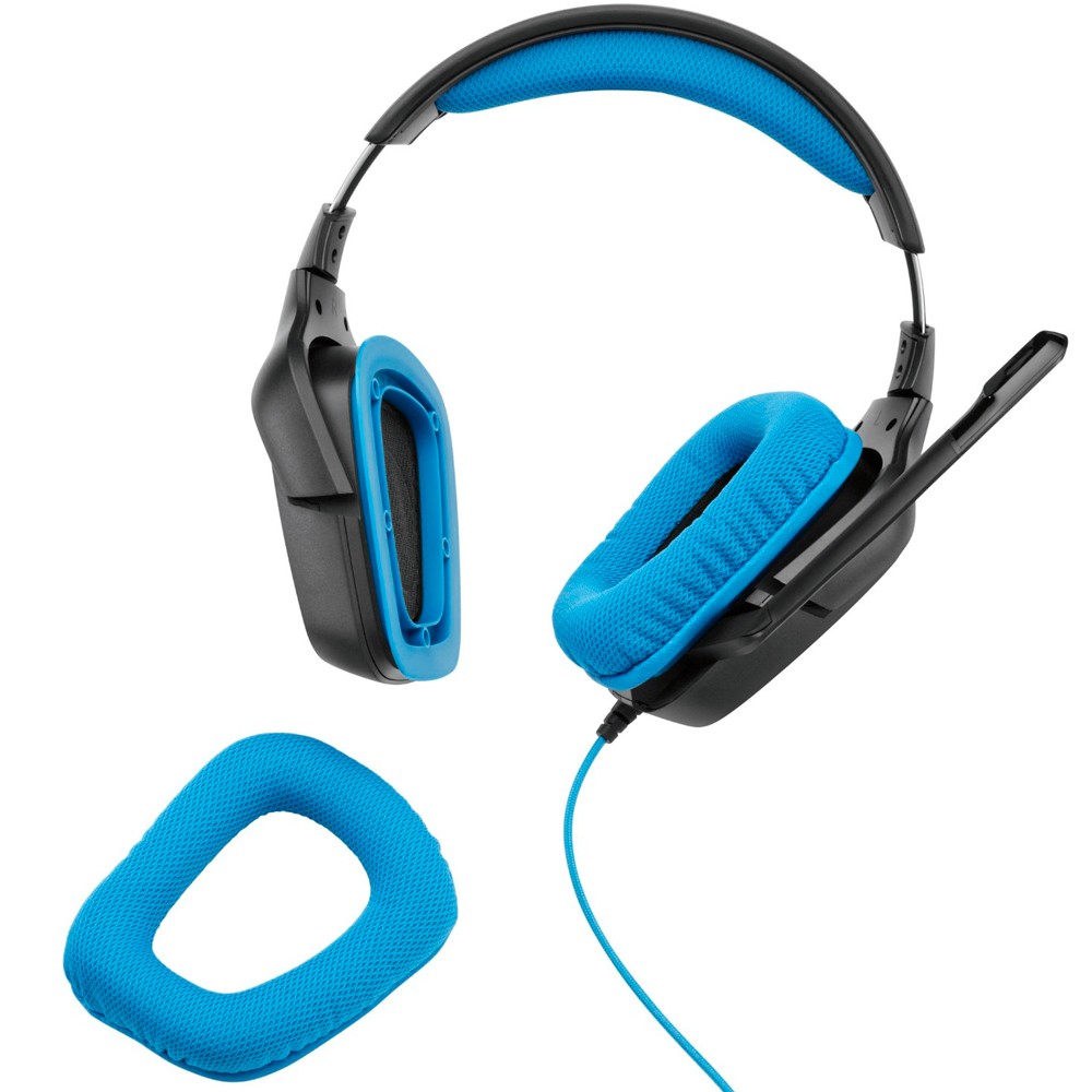 Fone Headset Gamer P2+adap.usb 7.1 G430 Preto/azul Logitech