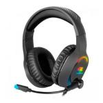 Fone Headset Gamer P2 (2x) + Usb + Adap P3 Rgb Holt Fortrek