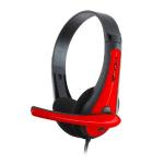 Fone Headset Gamer P2 Preto/vermelho Ph-30bk C3tech