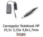 Fonte Nb Hp Mini 19.5v 3.33a 4.8 X 1.7mm Pino Longo Tc0050