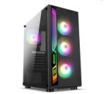 Gabinete Gamer Dex Rgb 4fans/front.mesh/lat Vidro Liketec