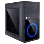 Gabinete Gamer Mid Tower 1 Fan Azul Frontal Eg804 Evolut Shin