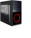 Gabinete Gamer Mid Tower 1 Fan Vermelho Frontal Eg804 Evolut Shin