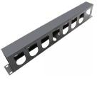 Guia De Cabo Horizontal 1u 19" Preto Cwb