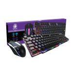 Kit Teclado E Mouse Com Fio Gamer Start 015-0052 Chip Sce