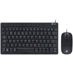 Kit Teclado E Mouse Usb Mini Chocolate Preto Dc120 Vinik