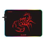 Mouse Pad Gamer Emborrachado Led Rgb Mg08 Marvo