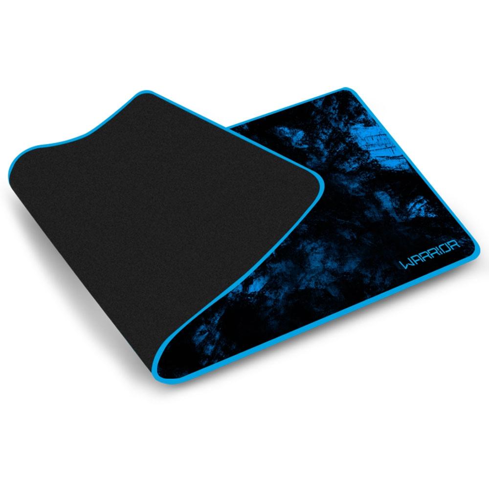 Mouse Pad Gamer Warrior Xl Preto/azul 70x30 Ac303 Multilaser