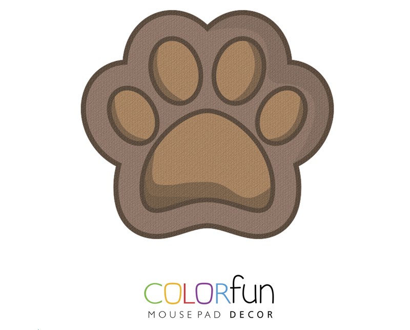 Mouse Pad/ima Decor Colorfun Dog Paw Reliza * Bcen