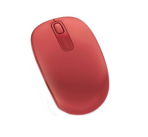 Mouse Usb Sem Fio Vermelho Wireless Mobile 1850 U7z00038 Microsoft
