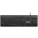 Teclado Usb Basico Multimidia Dynamic Circle Tcl Red. Pto Dc100p Vinik